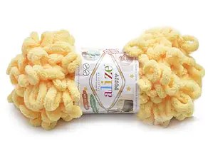 Alize Puffy, 82 Colors, Chenille Loop Yarn, 3.52 oz / 9.8 yards