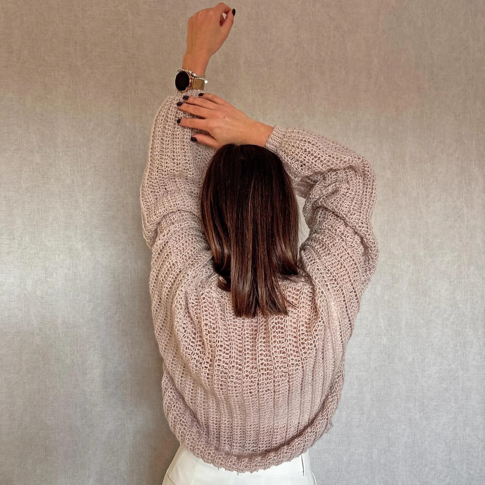 Pattern + Materials The Air Kiss Cardigan Crochet KIT (skill level Beginner)