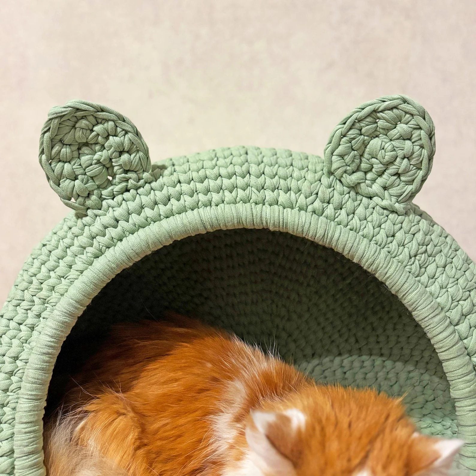 Cat Bed Crochet Kit (skill level Beginner)